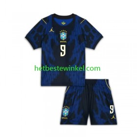 Brazilië Matheus Cunha 9 Chidlren World Cup Voetbalshirts Uit 2026